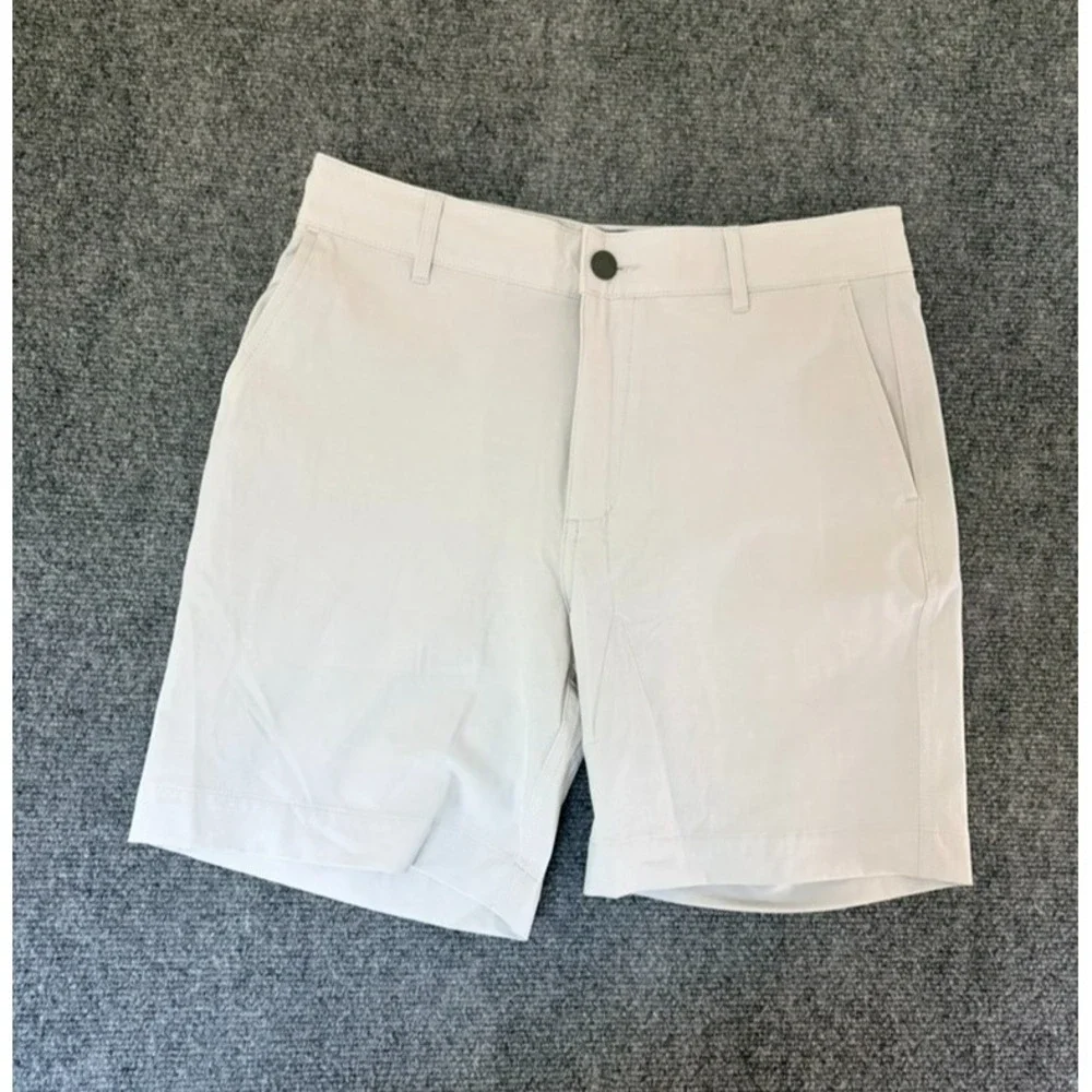 NWT Faherty All Day Shorts Mens Stone Color  Performance Stretch Chino Size 28X7